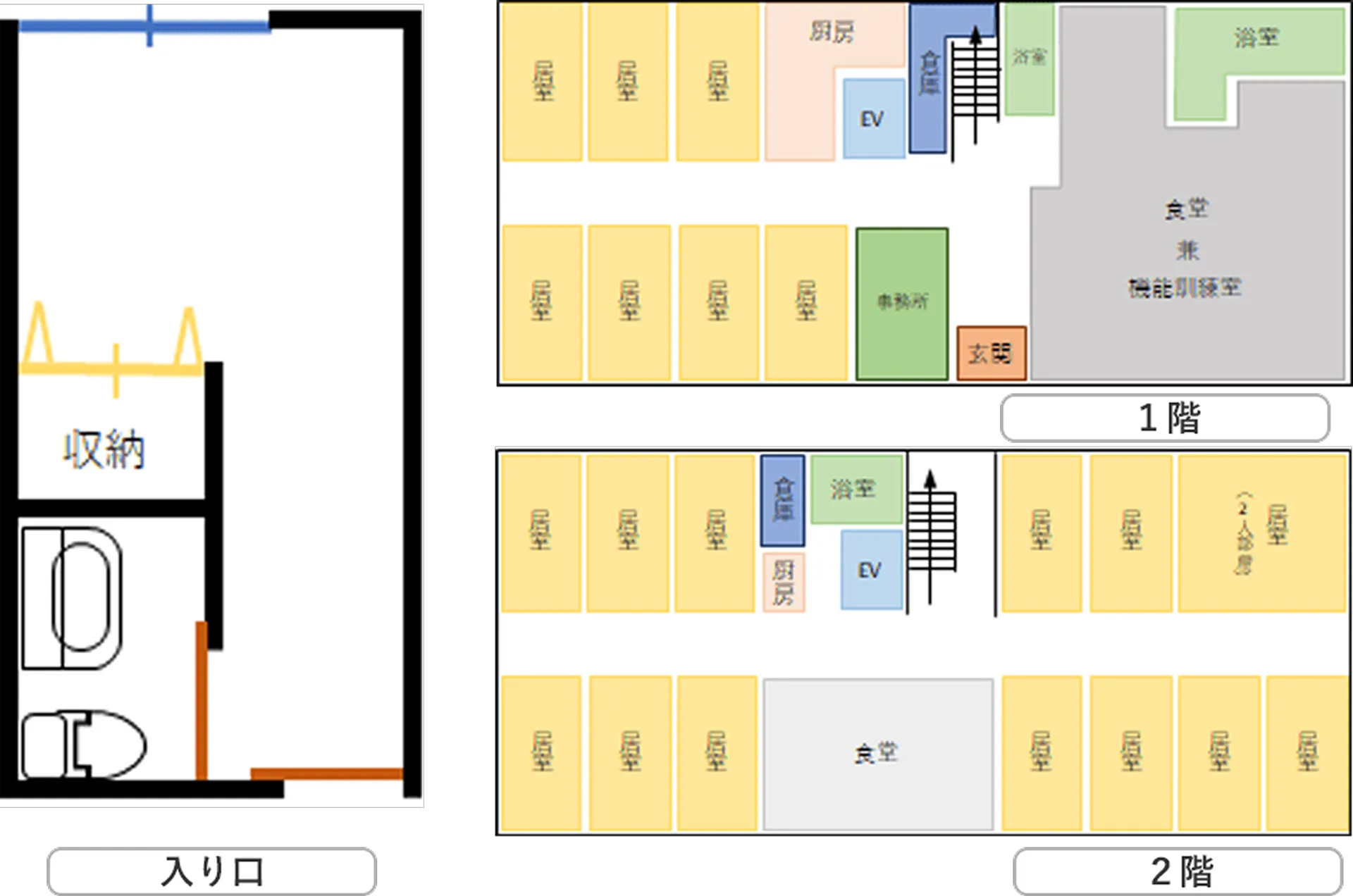館内の見取り図